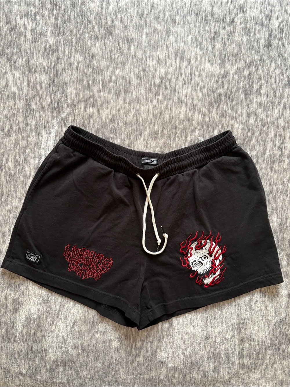 Lurking Class by Sketchy Tank Flame shorts  Zumiez 100% cotton